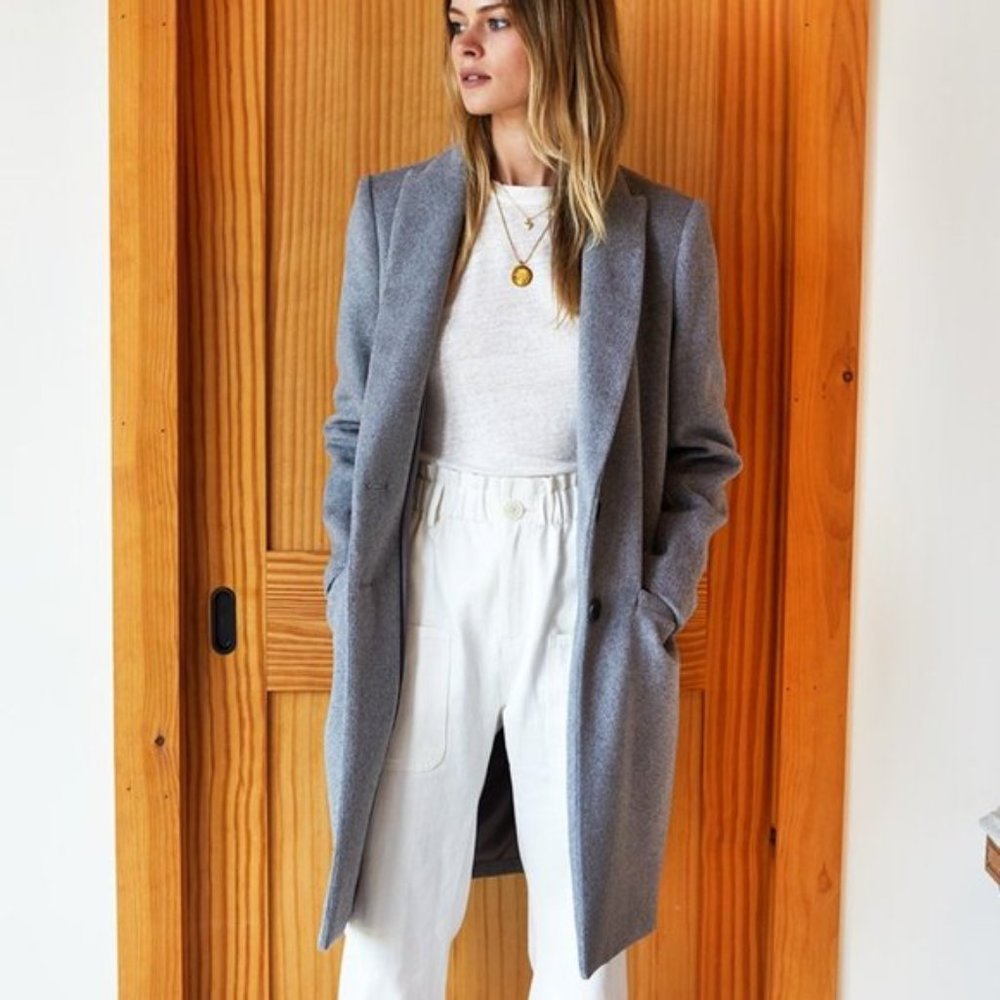 Emerson Fry Tailored Coat Gray Size 12